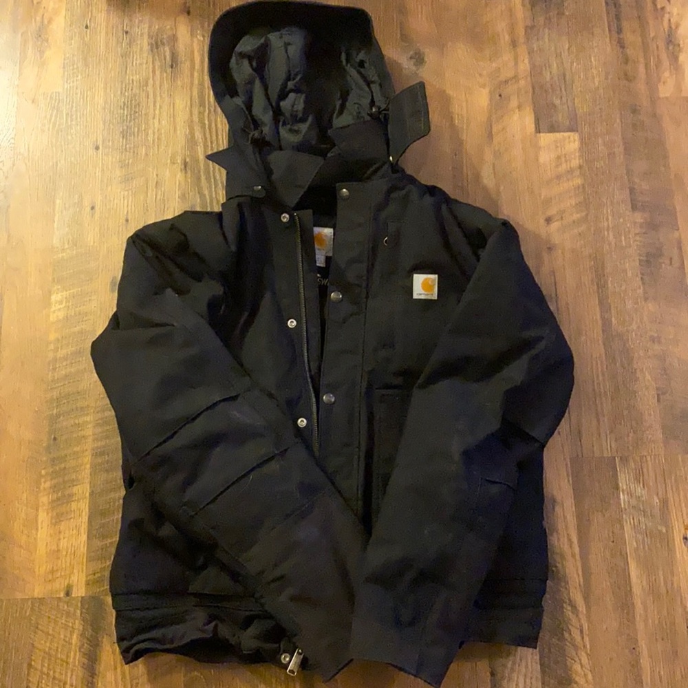 Carhartt coat and long sleeve tee both mediums